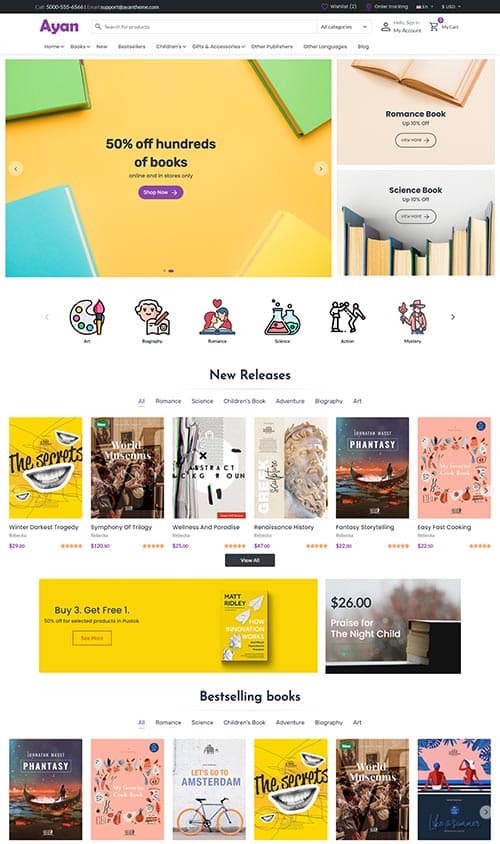 Multipurpose HTML E-Commerce Template 5